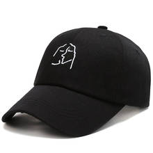 Мода 2020 Женская и мужская бейсбольная кепка с буквенной вышивкой Bone Snapback шляпа летняя уличная регулируемая хип-хоп кепка Casquette 2024 - купить недорого