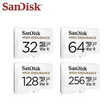 SanDisk-tarjeta de memoria Original, 100 MB/s, 32GB, 64GB, Clase 10, monitoreo de vídeo de alta resistencia, tarjeta micro SD V30, tarjeta TF de 128GB 2024 - compra barato