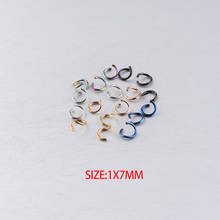 1*7mm Stainless Steel Open Jump Ring Open Ring Connectors For Necklace making Finding Accessories kits 100pcs each pack 2024 - buy cheap