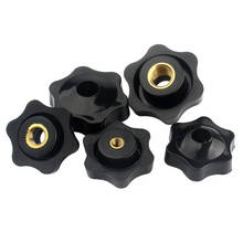 5PCS Plum Hand Tighten Nuts M5 M6 M8 M10 Plum Bakelite Hand Tighten Nut Handle Thread Star Nut 2024 - buy cheap