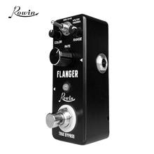 Rowin LN-312 классический аналоговый Flanger гитарный эффект педаль настоящий байпас алюминиевый сплав металлический корпус для гитары аксессуары для гитары 2024 - купить недорого