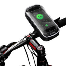 6,5 дюймов ТПУ сенсорный экран Водонепроницаемый велосипед телефон сумка для iPhone SE 2020 11 Pro Max X XR 8 7 велосипедный мобильный телефон Чехол подставка 2024 - купить недорого