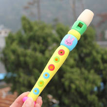 Малыш пикколо-флейта пластиковый музыкальный инструмент Дети Раннее Образование игрушка подарок FDX99 2024 - купить недорого
