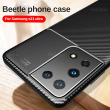 Carbon Fiber Texture Case For Samsung Galaxy S21 Ultra On Sumsung S20 FE S 21 Plus Note 20 5G Silicone Phone Cover Coque Fundas 2024 - buy cheap