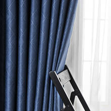 Solid Color Blackout Curtains For Bedroom Insulation In The Living Room Diamond Window Shading Cloth 2024 - buy cheap