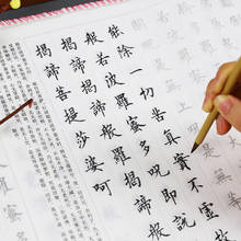 Chinese Calligraphie Copybook Small Regular Script Calligraphy Heart Sutra Copybook Beginner Chinese Brush Calligraphy Entrance 2024 - buy cheap