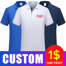 COCT 2021 casual short-sleeved POLO shirt personal group logo custom POLO shirt men and women custom top 2024 - buy cheap