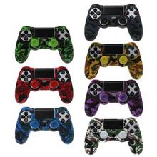 For Sony Dualshock PS4 DS4 Slim Pro Controller Silicone Camo Case Protective Skin + Thumb Stick Caps for Play station 4 2024 - buy cheap