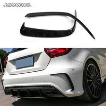 Carbon fiber Rear Bumper Air Vent Trim Decoration for Mercedes-Benz A Class W176 A45 AMG 2014-2017 Not standard ABS winglets 2024 - buy cheap