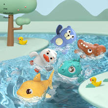 Kids Bath Toys Baby Cute Cartoon Animal Bear Crocodile Water Toy Bathroom Beach Shower Swimming Toddler Baby Toys Gift 2024 - buy cheap