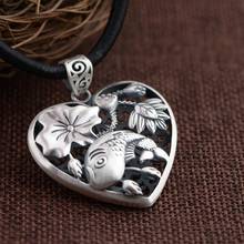 S999 Sterling Silver Pendant May there be surpluses every year. exquisite atmosphere 2024 - buy cheap