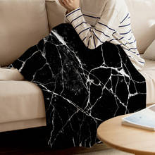 As rachaduras da aguarela da textura de mármore imprimiram a cobertura macia da flanela lançam a máquina da manta cobertores laváveis para camas 2024 - compre barato