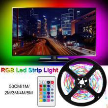 5V RGB Strip Waterproof USB Diode Tape LED Light Strip 1M 2M 3M 4M 5M Flexible Ribbon Fita For TV Desktop Screen BackLight Decor 2024 - buy cheap