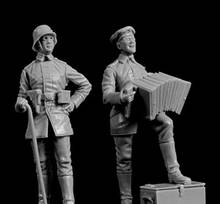 1/35 ancient Officer Singing include 2  Resin figure Model kits Miniature gk Unassembly Unpainted 2024 - buy cheap