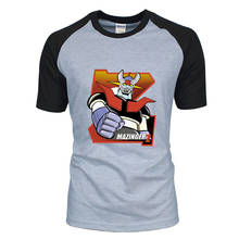 Camiseta de Anime Mazinger Z para hombre, ropa de calle con gráfico de algodón, camisetas de verano, camisetas de manga corta, camisetas de cuello redondo 2024 - compra barato