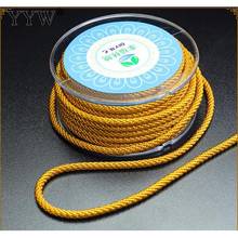 4.2 m/lote 3.5mm fio de seda fio fio fio pulseira trançado diy borlas miçangas jóias fazendo nó chinês macrame cabo de fio 2024 - compre barato