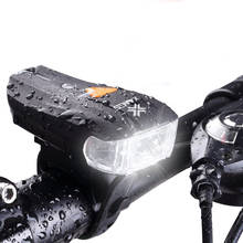 Bicycle Light Waterproof 400LM USB Rechargeable Bike Front Headlight LED Headlight Flashlight Lantern Bicycle Warning Bike Lamp 2024 - buy cheap