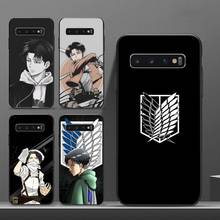 Anime Japanese attack on Titan Phone Case For Samsung galaxy S 7 8 9 10 20 edge A 6 10 20 30 50 51 70 note 10 plus 2024 - buy cheap