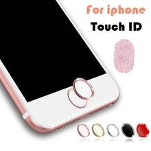 Универсальная наклейка на кнопку Touch ID Home для iPhone 6 6S 7 8 Plus 5S 5C SE наклейка на кнопку отпечатков пальцев для iPad Air 2 3 4 2024 - купить недорого