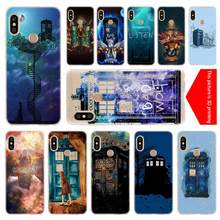 Doutor que tardis arte azul silicone caso claro para xiaomi redmi nota 10 9 8 7 6 5 pro max 9t 8t 9s 10s saco macio de volta 2024 - compre barato