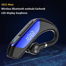 Bluetooth 5.0 Business Wireless Single-Ear Headset LED Power Display Ultra-Long Standby Earbud Headphones Earphone Audifonos 2024 - buy cheap