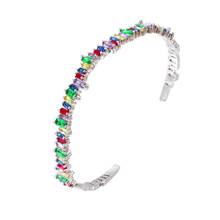 Bettyue Delicate Multicolors Zirconia Irregular Distribution Adjustable Bracelet For Women Modern Fashion Dress Up In Banquet 2024 - buy cheap