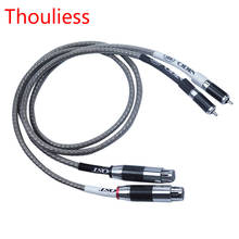 Thouliess Pair Single Crystal Silver Nordost Odin RCA Male to 3pin XLR Balanced Reference Interconnect with Carbon Fiber P-g 2024 - buy cheap