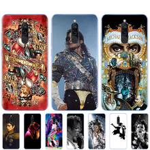 silicon cover for redmi 8a 8 note 8 PRO 8T 9S for xiaomi mi 10 PRO NOTE 10 PRO MI 9 lite Michael Jackson dancing king Design 2024 - buy cheap