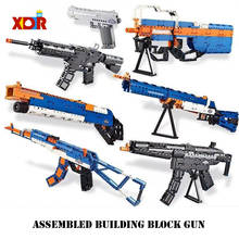 AK47 Building Blocks Guns Kits Pack Rifle Military Kids Toys Bricks Weapon Sets Desert Eagle Army Military Weapon City Game 2024 - buy cheap