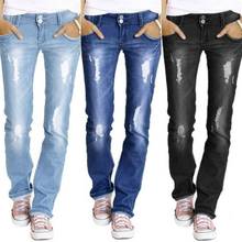 Women Jeans Distressed Jeans Ladies Ripped Denim Pants Plus Size Skinny Jeans  Trousers Casual Pants Women Clothing 2024 - buy cheap
