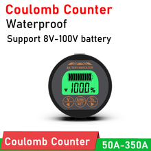 coulometer Battery Monitor DC 100V 50A 100A 350A Capacity Tester METER Lifepo4 lead-acid Li-ion lithium Electric Scooter 12V 24V 2024 - buy cheap