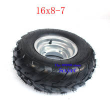 Lightning shipping   16x8.00-7 Vacuum Tyre ATV Tire Fit for ATV 50CC,90CC,70CC,110CC,125CC Outer Tyre 2024 - buy cheap