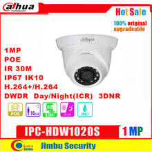 Dahua-câmera de segurança ip original, 1mp com firmware embutido, poe, ir30 m, h.264, à prova d'água, ip67, inglês 2024 - compre barato