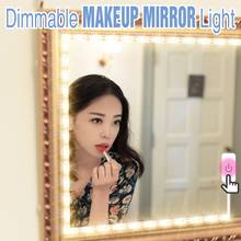 USB 5V Led Makeup Mirror Light Touch Dimmable Makeup Lamp Led Vanity Lights 1M 2M 3M 4M 5M Waterproof Dressing Table Wall Lamp 2024 - buy cheap