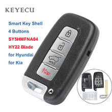 Keyecu-Reemplazo de 4 botones para mando a distancia, carcasa para Hyundai Elantra Azera Equus, Kia Optima, SY5HMFNA04 2024 - compra barato