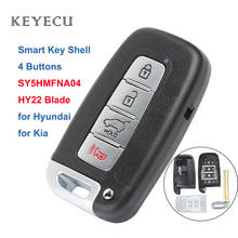 Keyecu Replacement 4 Buttons for Hyundai Azera Elantra Equus for Kia Optima Remote Key Shell Case SY5HMFNA04 2024 - buy cheap