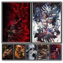 46 Designs Anime OVERLORD Whitepaper Poster HomeDecal Painting Wall Sticker for Coffee House Bar 2024 - buy cheap