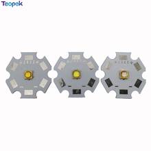 Lâmpada led 5w lg3535, lâmpada branca fria 6000-6500k, branca quente 3000-3200k, led com 8mm 12mm 14mm 16mm 20mm, estrela pcb, 10 peças