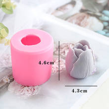 3D Tulip Shape Candle Silicone Mold Handmade DIY Flower Soap Mold Making Accessories 2024 - buy cheap