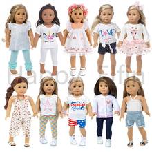 Аксессуары для кукол для девочек, Одежда для кукол, платье для девочек, белая серия, подходит для 43 см, кукла для новорожденных, кукла для новорожденных, игрушки «сделай сам» 2024 - купить недорого