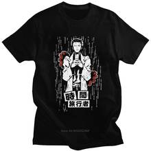 Футболка Steins Gate, Мужская хлопковая футболка с коротким рукавом, футболка для путешествий по времени, футболка для учёного, футболка в стиле Харадзюку, подарок 2024 - купить недорого