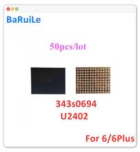 Baroile-controlador de pantalla ic Reball para iPhone 6 y 6Plus, pieza de Control de chip, Meson Touch ic 343S0694, color negro, 50 unidades, U2402 2024 - compra barato