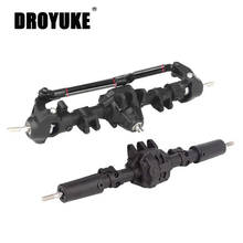 Droyuke high quality RC Car Front Rear Straight Complete Axle for 1:10 RC Crawler Axial SCX10 II 90046 90047 Upgrade Parts 2024 - buy cheap