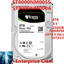 New Original HDD For Seagate 8TB 3.5" SATA 256MB 7.2K For Internal HDD For Enterprise Class HDD For ST8000NM0055 ST8000NM000A 2024 - buy cheap