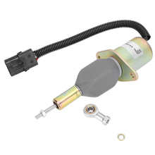 DC 12V Fuel Shut Off Solenoid Valve Excavator Engine Stop Electric Flameout Accessories Sturdy And Durable 2024 - buy cheap