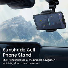Soporte de teléfono portátil para coche, montaje de visera de 360 grados, soporte Universal para GPS, soporte para móvil de coche 2024 - compra barato