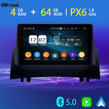 9'' PX6 4G+64G Car Multimedia Player For Renault Megane 2 II 2003-2009 GPS Navi Bluetooth 5.0 Tethering 4G LTE DSP Android Auto 2024 - buy cheap