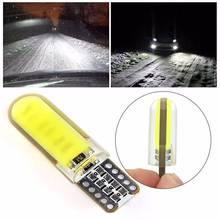 2Pcs T10 W5W LED car interior light COB Silicone Auto Signal Lamp 12V 194 Side Wedge Parking Bulb For Car Styling  #268939 2024 - buy cheap