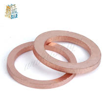 50Pcs DIN7603 M5 M6 M8 M10 M12 M14 T3 Copper Sealing Washer For Boat Crush Washer Flat Seal Ring Fitting 2024 - buy cheap