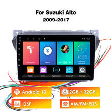 Eastereggs-Radio estéreo con GPS para coche, reproductor Multimedia con Android 10, 2 Din, RDS, DSP, WIFI, para Suzuki Alto 2009-2017 2024 - compra barato